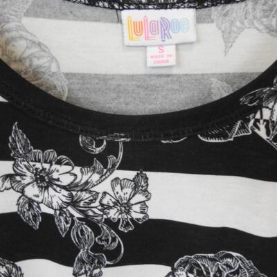2 LuLaRoe Carly Dresses sz Small. High/Low Hemline, Chest Pocket, Short Sleeves