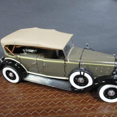 1932 Cadillac V-16 Sport Phaeton & 1932 Lincoln Scale 1/18
