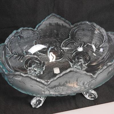 Vintage Janette Glass Bowl, 4 Legs, Good Condition