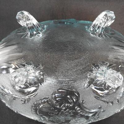 Vintage Janette Glass Bowl, 4 Legs, Good Condition