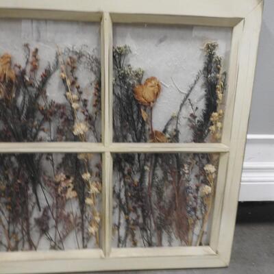 Large Wall Decor Piece, Glass Window Style
