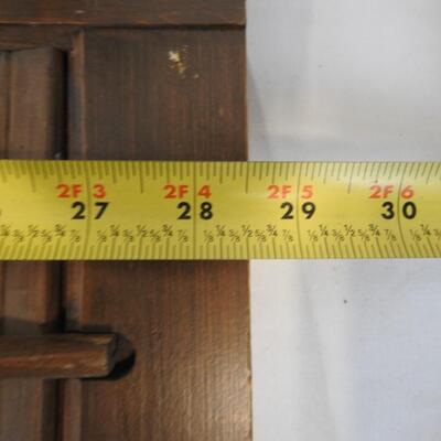 2 Wooden Window Blinds