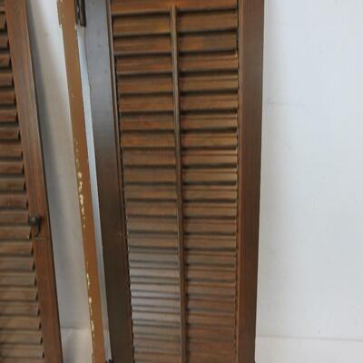 2 Wooden Window Blinds