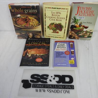 5 Cook Books, Top Secret Recipes, Low-Cal Vegan Comfort Food