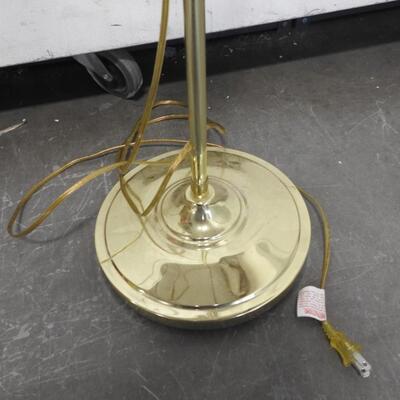 Gold Toned Lamp, Works