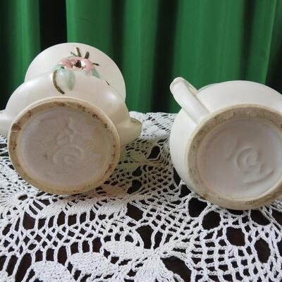 Vintage McCoy Blossom Time Vases