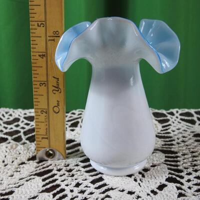 Fenton Ruffled Vase