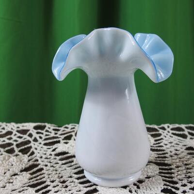 Fenton Ruffled Vase