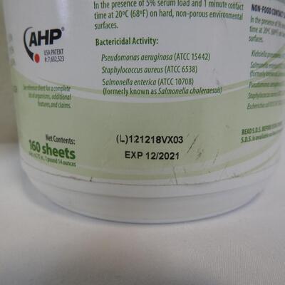 3 Boxes of Preempt Wipes, Expired 12/21, Laboratory Grade Wipes, Unopend