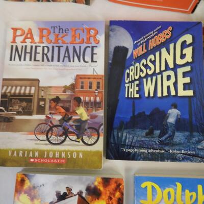 11 Kids Books: Daniel Boone, Frindle, Lassie, Bailey's Story