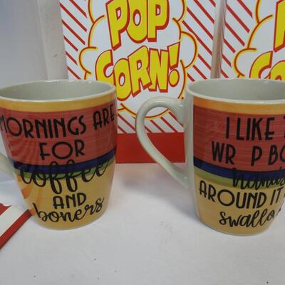 10 pc Kitchen, Popcorn Containers, Toy Story, Ceramic Pop Corn Container