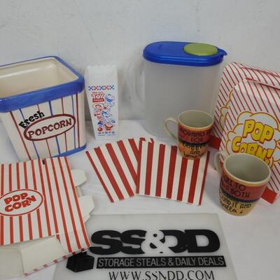 10 pc Kitchen, Popcorn Containers, Toy Story, Ceramic Pop Corn Container
