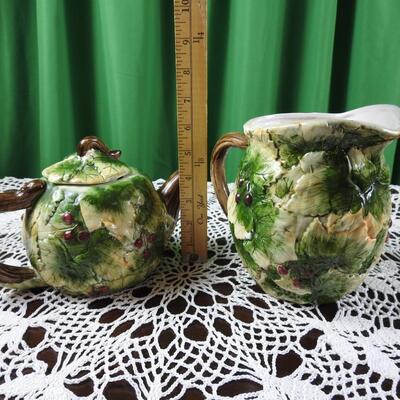 Vintage Pacific Rim Tea Pot & Pitcher
