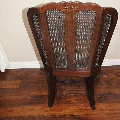 Mahogany Fan Back Chair