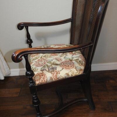 Mahogany Fan Back Chair