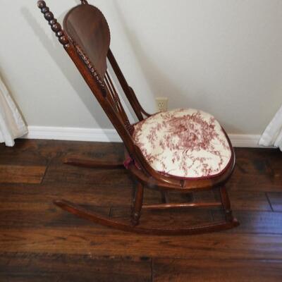 Armless Granny Rocking Chair