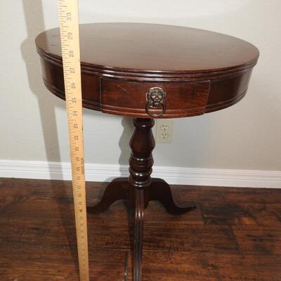 Mahogany Drum Table
