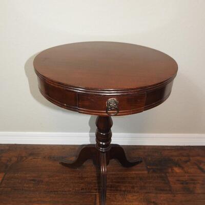 Mahogany Drum Table