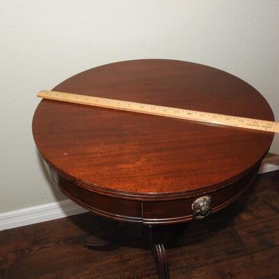 Mahogany Drum Table
