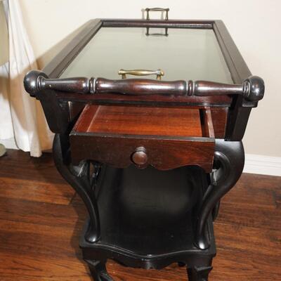 Vintage Mahogany Tea Cart