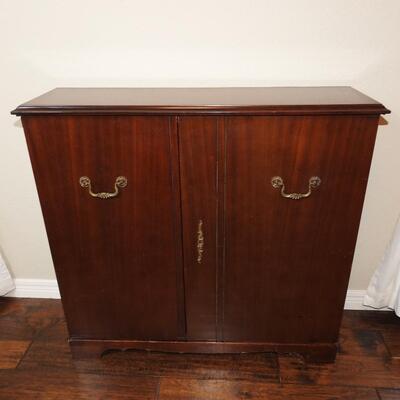 Vintage Mahogany Two Door Cabinet