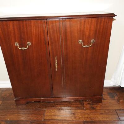 Vintage Mahogany Two Door Cabinet