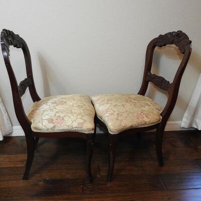 Ballon back chairs