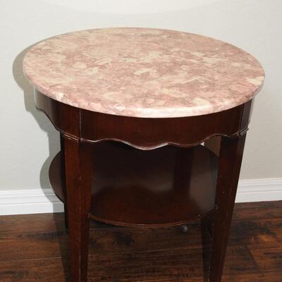 Round Marble Top Table
