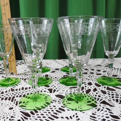 Etched Goblets