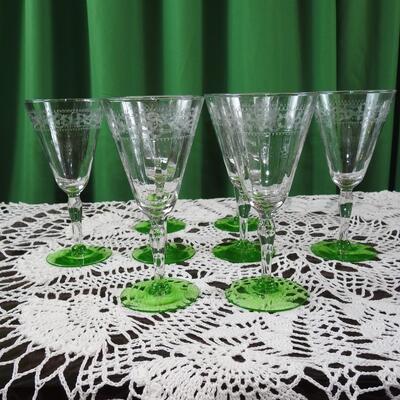 Etched Goblets