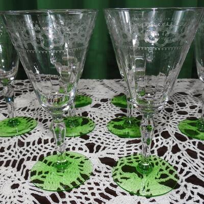 Etched Goblets