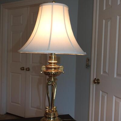 Stunning brass table lamps