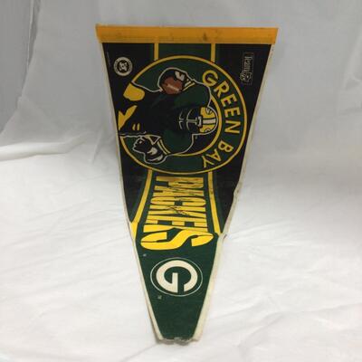 (22) PACKERS | Signed Pennant | Framed Brett Farve | Matted Photo