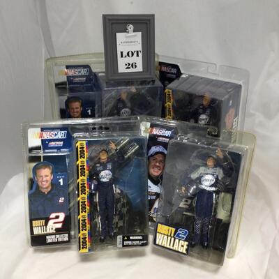 (26) NASCAR | Rusty Wallace Figures