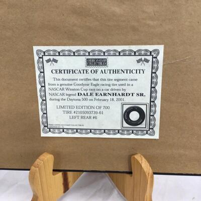 (29) NASCAR | Dale Earnhardt Sr. Goodyear Tire Piece