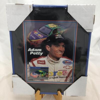 (32) NASCAR | Adam Petty Plaque and Card