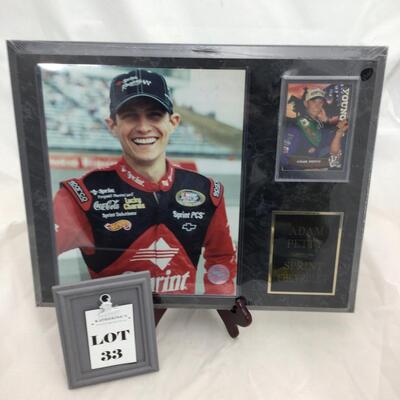 (33) NASCAR | Adam Petty Plaque