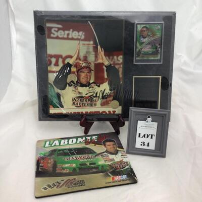 (34) NASCAR | Signed Bobby Labonte | Mouse Pad