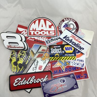 (48) NASCAR | 50+ Mixed Group of Racing Stickers