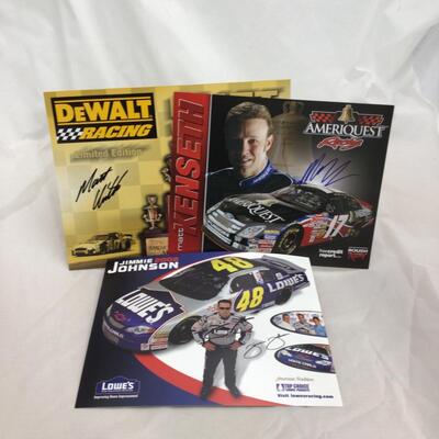 (56) NASCAR | Signed Mixed Group of Driver Cards