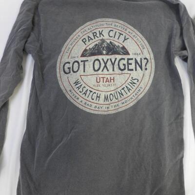 5 T-Shirts, Batman, Park City, Nasa, USU, Medium and Large