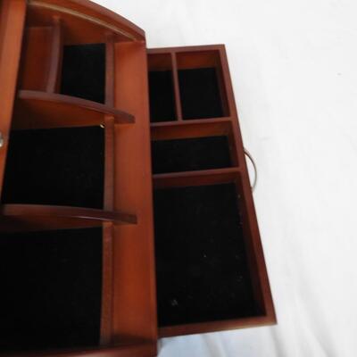 Wooden Desk Organizer, Rollaway and Drawer