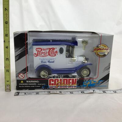 (60) DIECAST | Pepsi Cola Die Cast Bank | 1:24 Scale Lamborghini SE Die Cast
