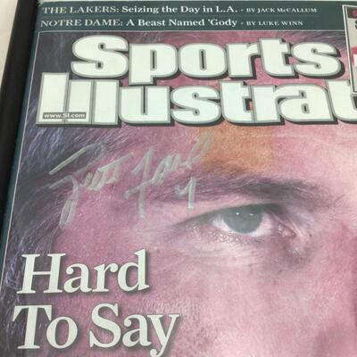 (61) PACKERS | Signed Brett Farve Sports Illustrated | Farve Collectibles