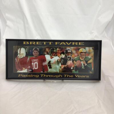 (62) PACKERS | Brett Farve Framed Photograph | Drinkware