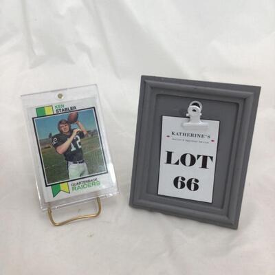 (66) TOPPS | 1973 Ken Stabler Rookie Card