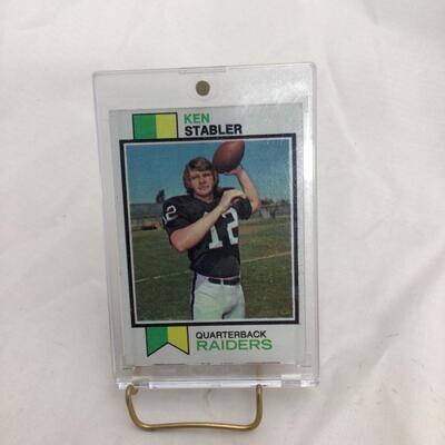 (66) TOPPS | 1973 Ken Stabler Rookie Card