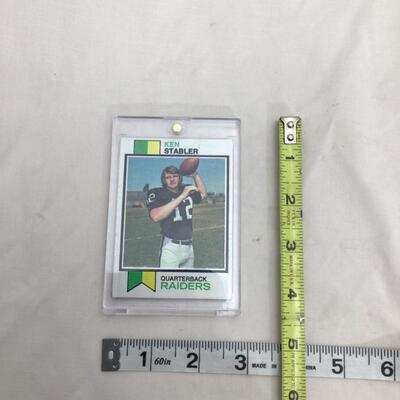 (66) TOPPS | 1973 Ken Stabler Rookie Card