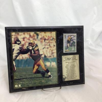 (68) Packers | Reggie White Wall Plaque with Card