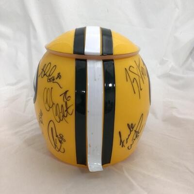 (70) PACKERS | Signed Chip + Dip Helmet 2002 Offense